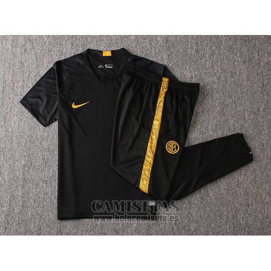 Chandal del Inter Milan Manga Corta 2019-2020 Negro